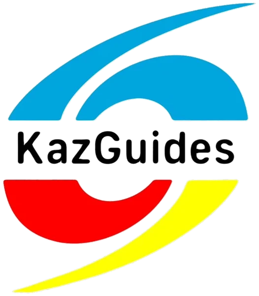 Логотип СРО «KazGuides» — ассоциации гидов Казахстана